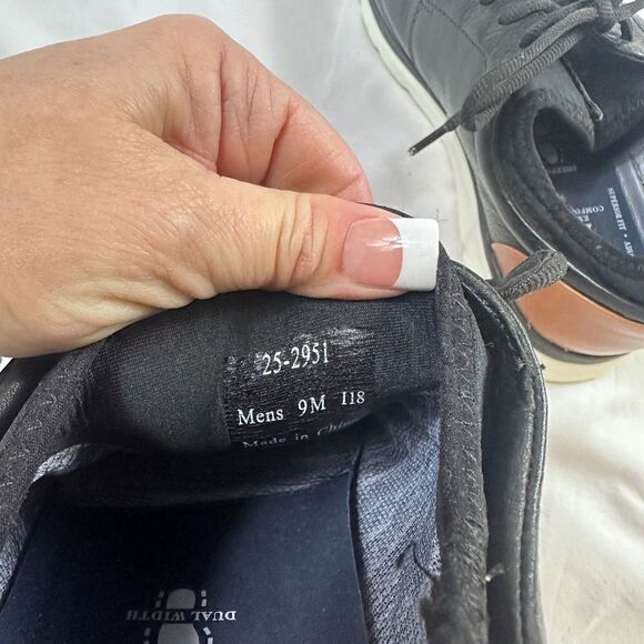 Johnston and Murphy sheepskin leather do with sneakers shoe men's size 9 - Picture 7 of 8